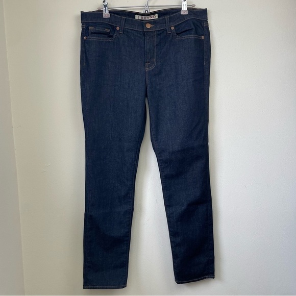 J Brand‎ Jeans Womens Skinny Leg Dark Wash Blue Pure Mid Rise - Picture 5 of 12